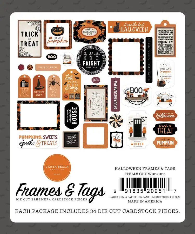 Halloween Frames & Tags -  Carta Bella