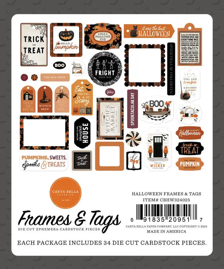 Halloween Frames & Tags -  Carta Bella