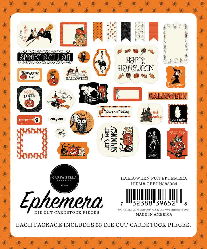 Halloween Fun Ephemera - Carta Bella
