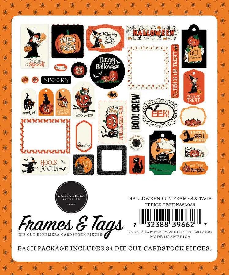 Halloween Fun Frames & Tags - Carta Bella