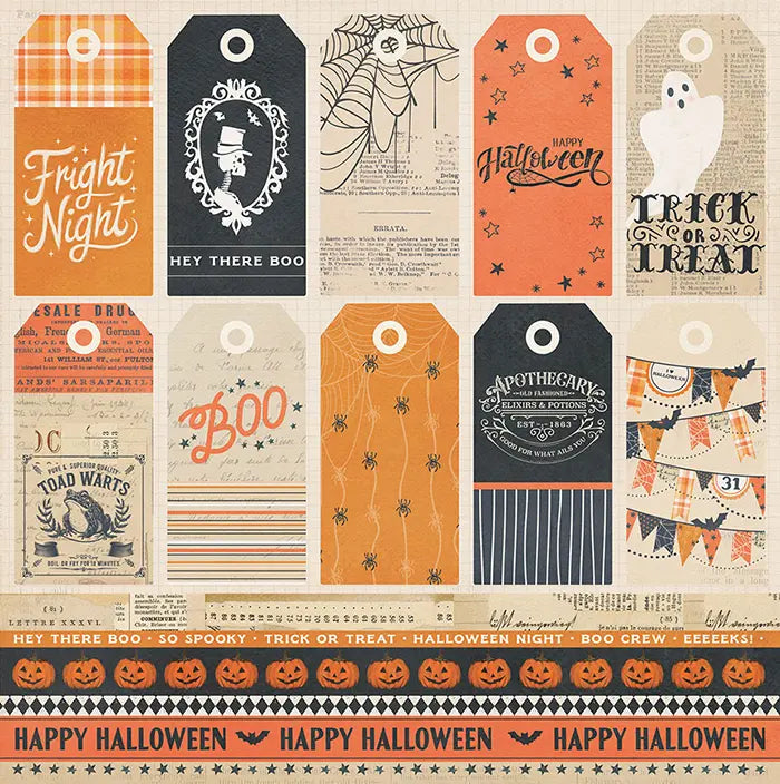Halloween Junque Scrapbook Collection Pack, 12"x 12" - PhotoPlay