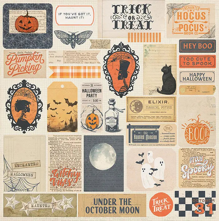 Halloween Junque Scrapbook Collection Pack, 12"x 12" - PhotoPlay