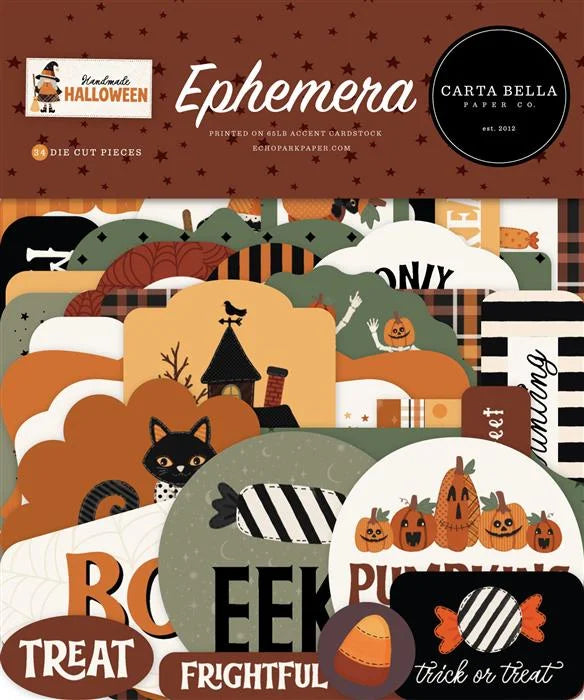 Handmade Halloween Ephemera - Carta Bella