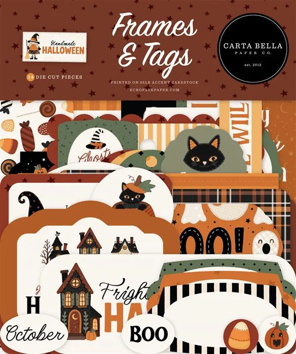 Handmade Halloween Frames & Tags - Carta Bella