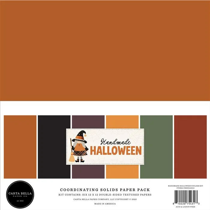 Handmade Halloween Solids Kit - Carta Bella