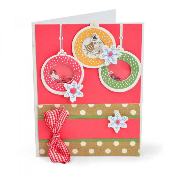 Hanging Ornaments Framelits Dies w/ Stamps-Jordan Caderao-Sizzix