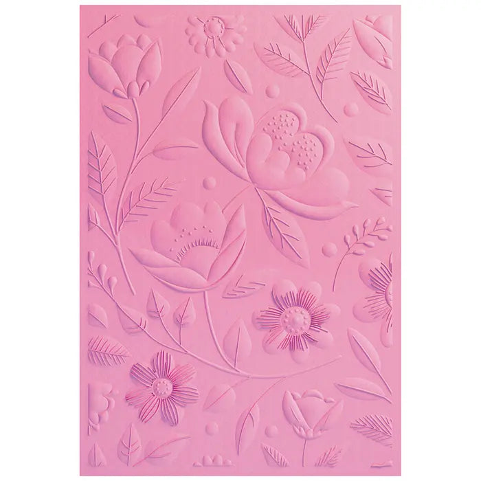 Happy Garden #1 3D Textured Impressions Embossing Folder - Catherine Pooler - Sizzix