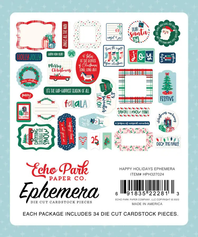 Happy Holidays Ephemera - Echo Park