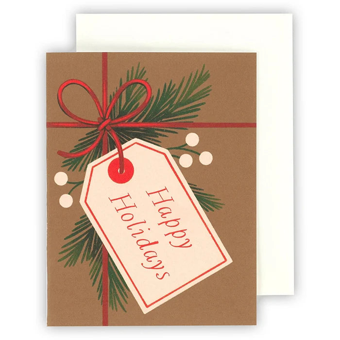 Happy Holidays Tag Greeting Card – Echo Park