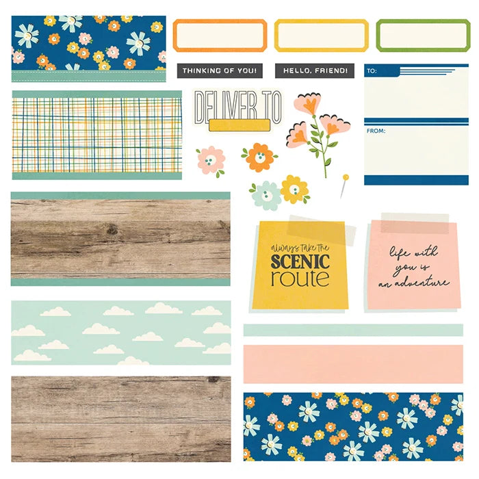 View 4 of Happy Travels Simple Cards Card Kit - Simple Stories