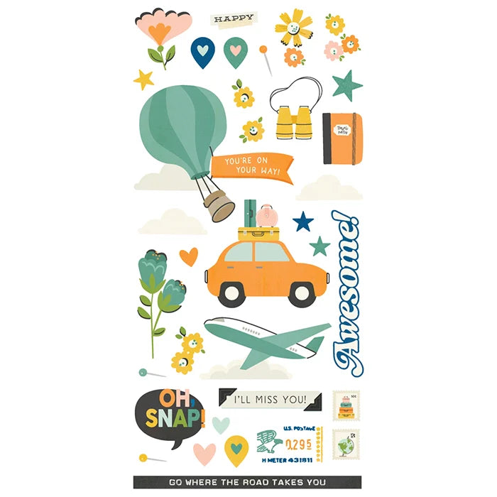 View 5 of Happy Travels Simple Cards Card Kit - Simple Stories