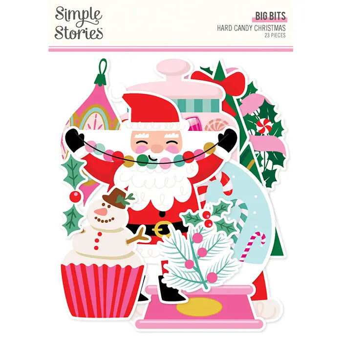 Hard Candy Christmas Big Bits & Pieces - Simple Stories