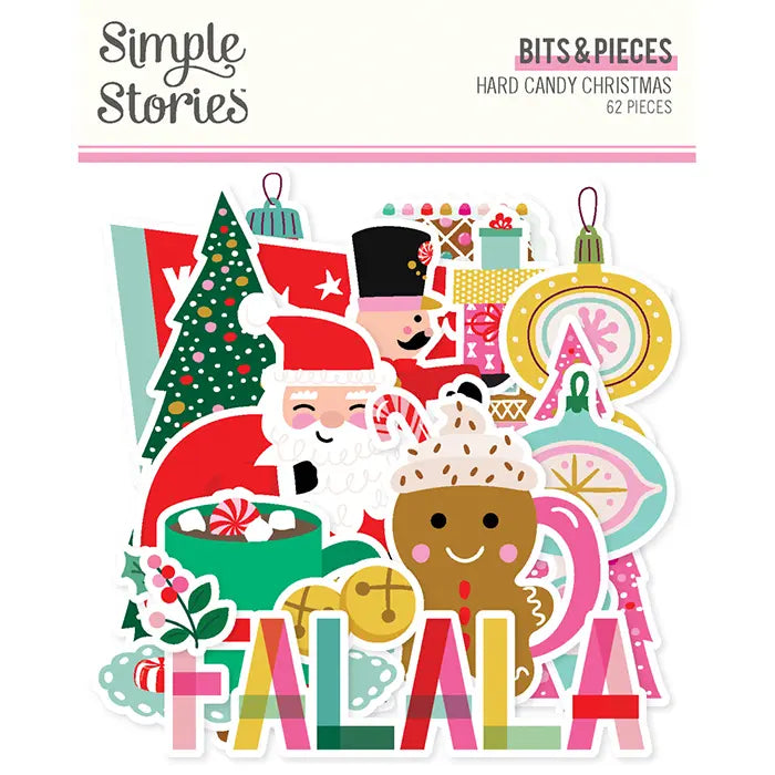 Hard Candy Christmas Bits & Pieces - Simple Stories