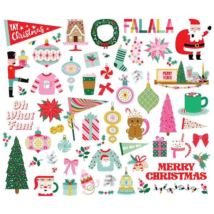 Hard Candy Christmas Bits & Pieces - Simple Stories