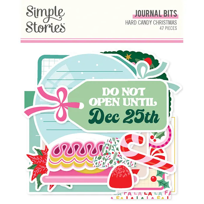Hard Candy Christmas Journal Bits & Pieces - Simple Stories