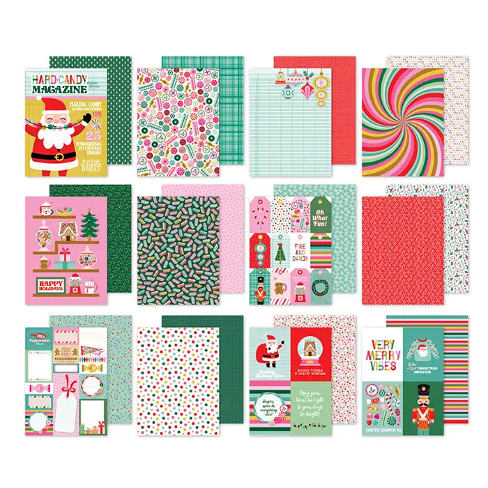 Hard Candy Christmas Paper Pad, 6" x 8" - Simple Stories