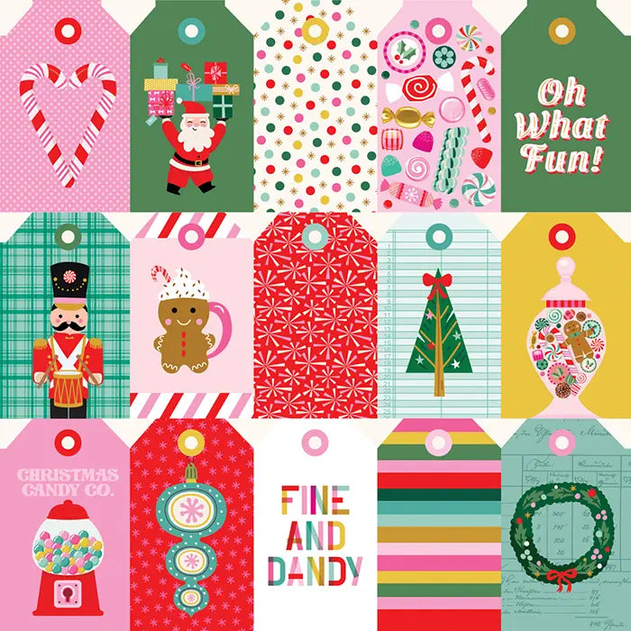 Hard Candy Christmas Scrapbook Collection Kit, 12" x 12" - Simple Stories