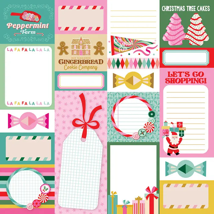 Hard Candy Christmas Scrapbook Collection Kit, 12" x 12" - Simple Stories