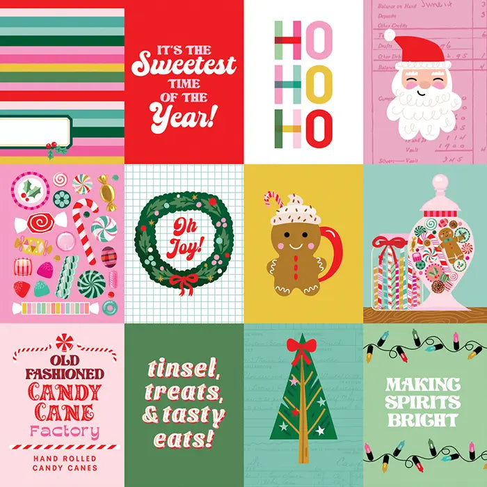 Hard Candy Christmas Scrapbook Collection Kit, 12" x 12" - Simple Stories