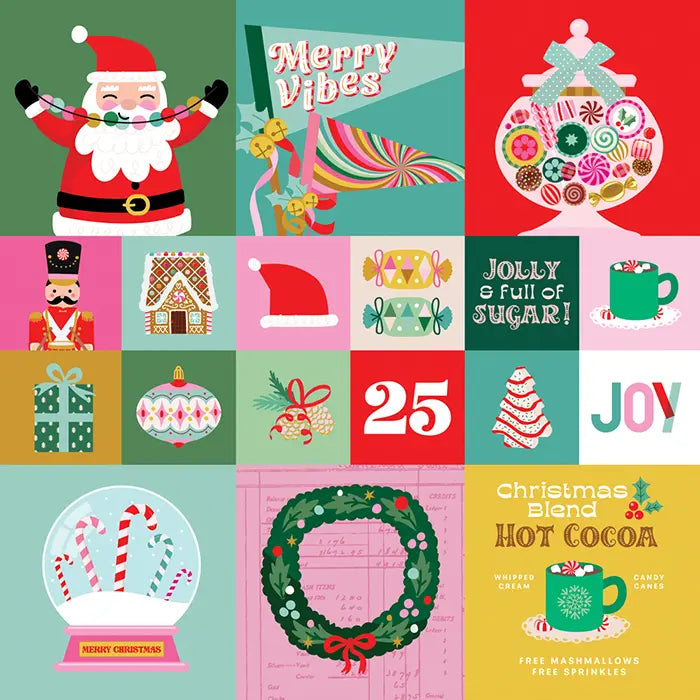Hard Candy Christmas Scrapbook Collection Kit, 12" x 12" - Simple Stories