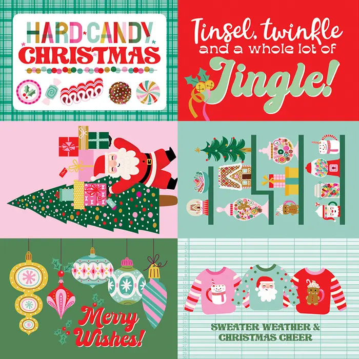 Hard Candy Christmas Scrapbook Collection Kit, 12" x 12" - Simple Stories