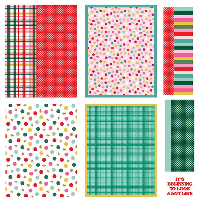 Hard Candy Christmas Simple Cards Card Kit - Simple Stories