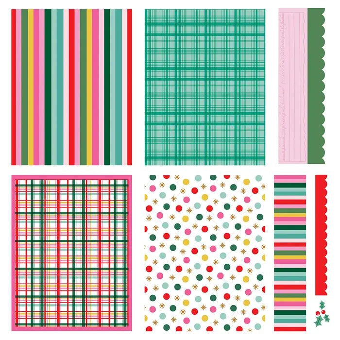 Hard Candy Christmas Simple Cards Card Kit - Simple Stories