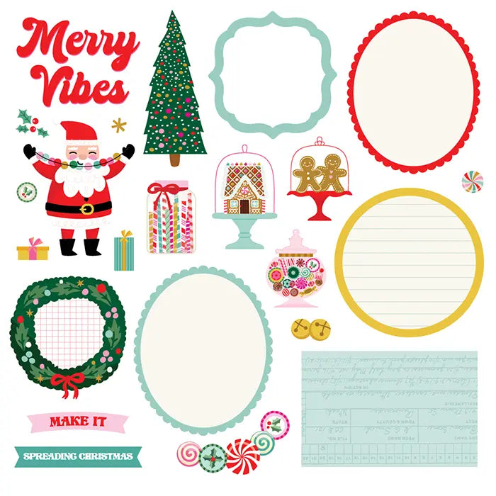 Hard Candy Christmas Simple Cards Card Kit - Simple Stories