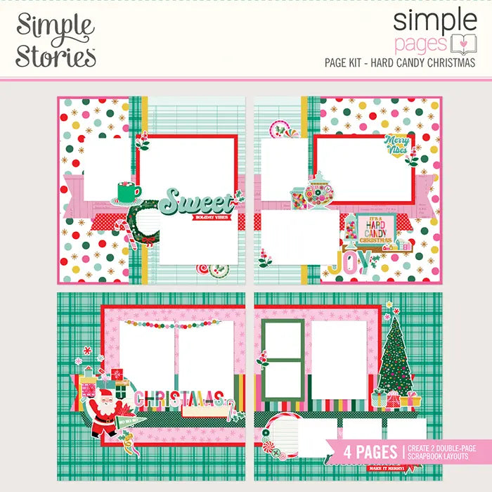 Hard Candy Christmas Simple Pages Page Kit - Simple Stories