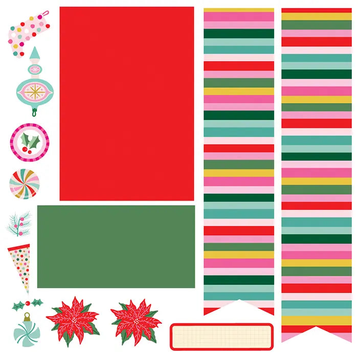 Hard Candy Christmas Simple Pages Page Kit - Simple Stories
