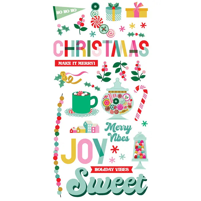 Hard Candy Christmas Simple Pages Page Kit - Simple Stories