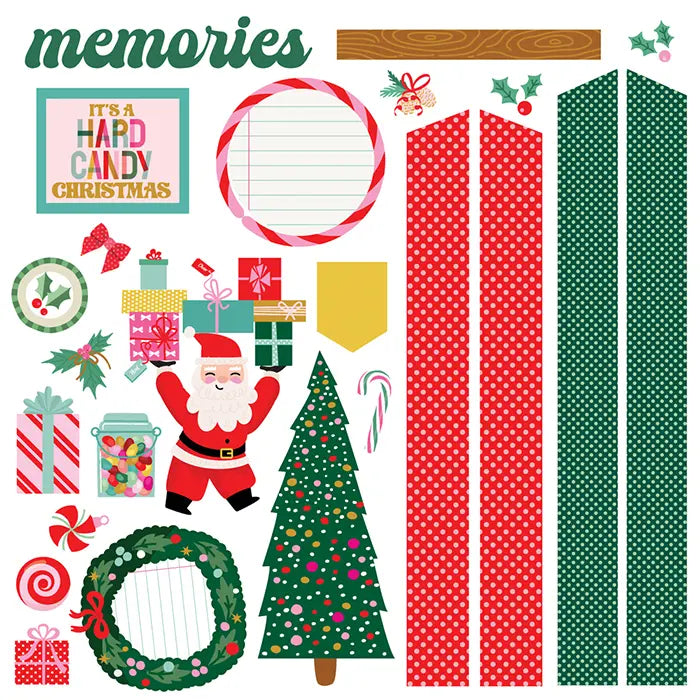 Hard Candy Christmas Simple Pages Page Kit - Simple Stories
