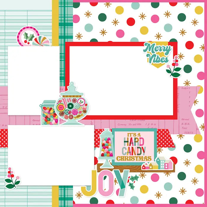 Hard Candy Christmas Simple Pages Page Kit - Simple Stories