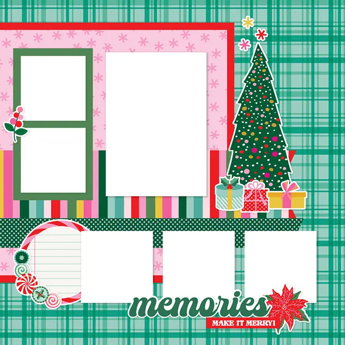 Hard Candy Christmas Simple Pages Page Kit - Simple Stories