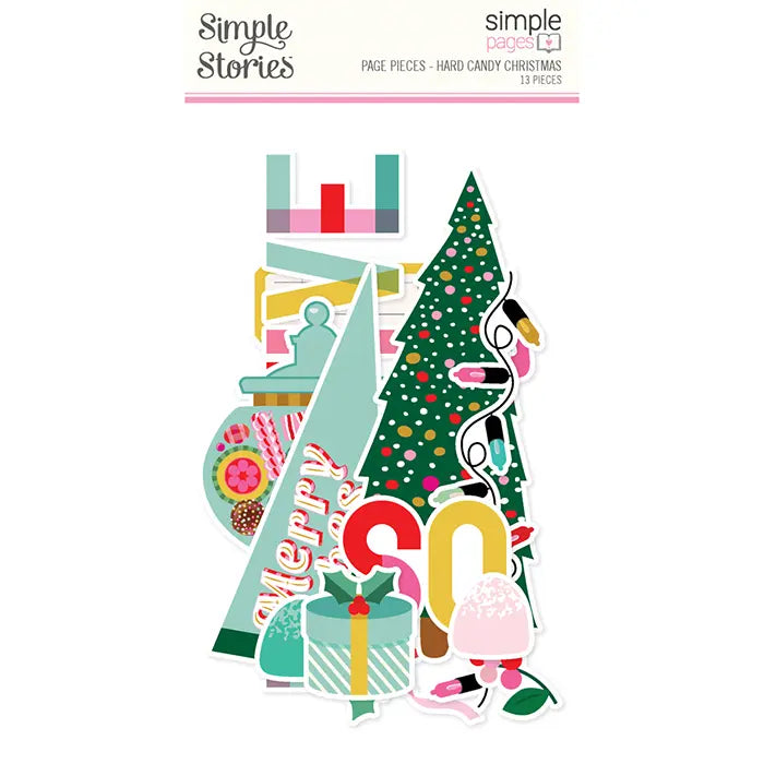 Hard Candy Christmas Simple Pages Page Pieces - Simple Stories