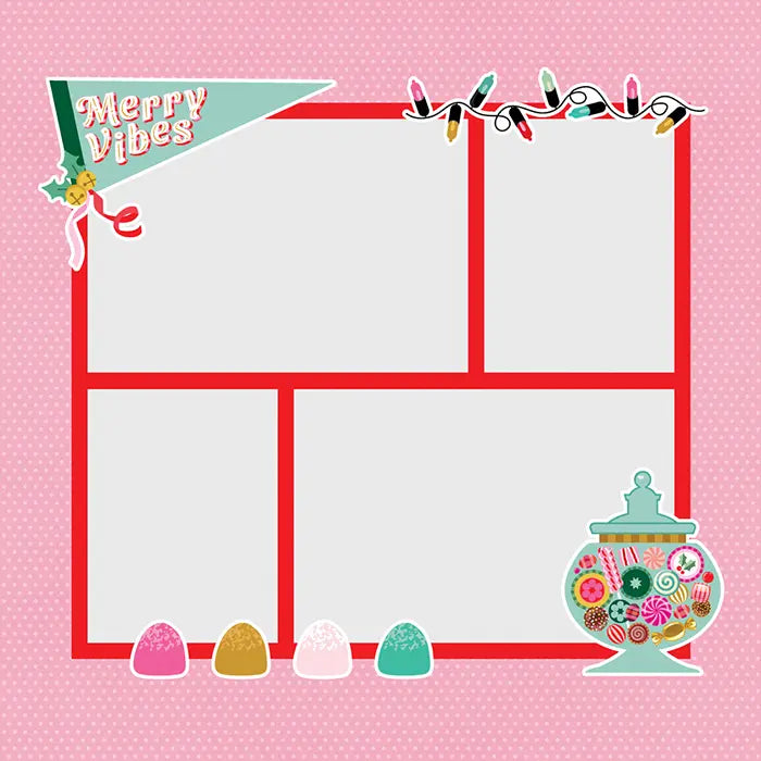 Hard Candy Christmas Simple Pages Page Pieces - Simple Stories