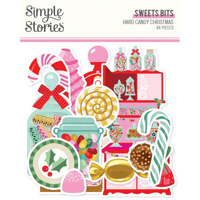 Hard Candy Christmas Sweets Bits & Pieces - Simple Stories
