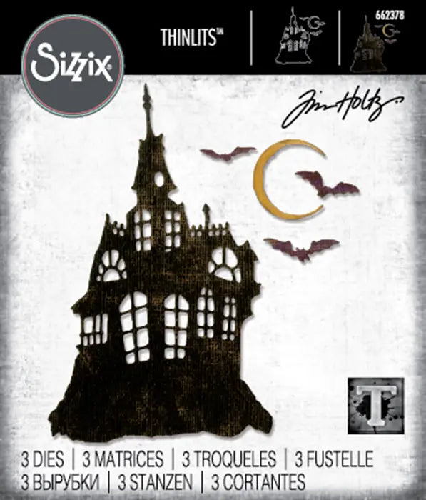 Haunted House Thinlits Die Set - Tim Holtz - Sizzix