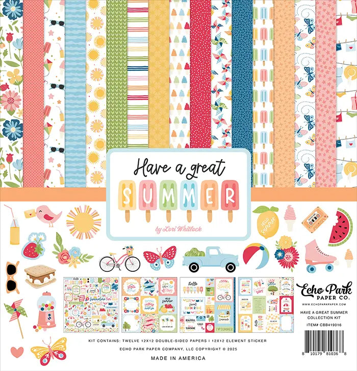 Have A Great Summer 12" x 12" Collection Kit - Echo Park