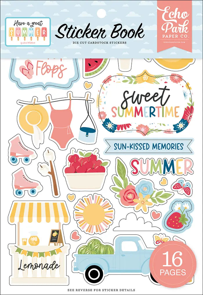 Have A Great Summer Sticker Book - Echo Park