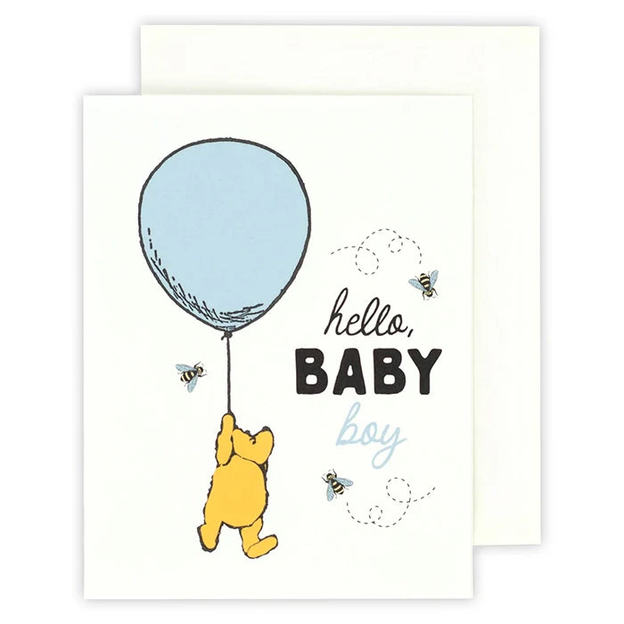 Hello Baby Boy Winnie Greeting Card – Echo Park