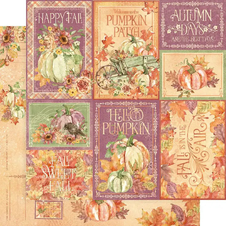Hello Pumpkin 12x12 Collection Pack with Stickers - Graphic 45
