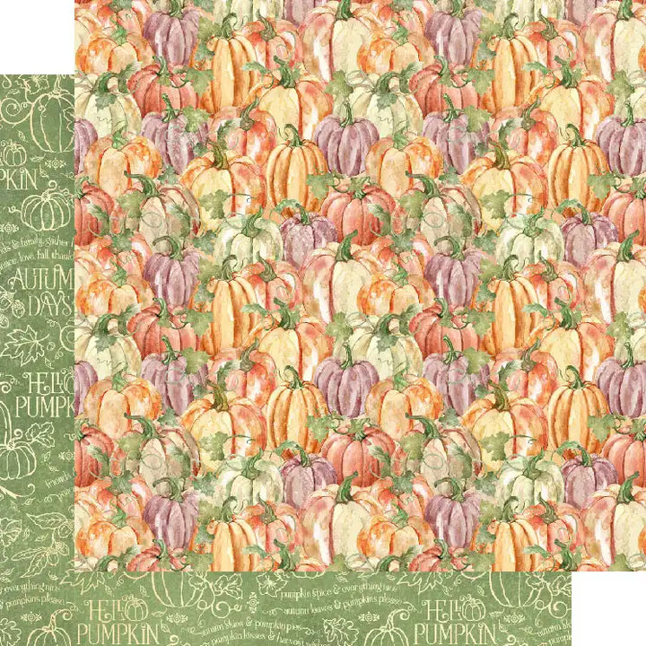 Hello Pumpkin 12x12 Collection Pack with Stickers - Graphic 45