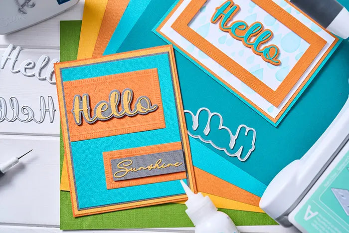 View 2 of Hello Sentiment Take Two's Thinlits Dies - Stacey Park - Sizzix