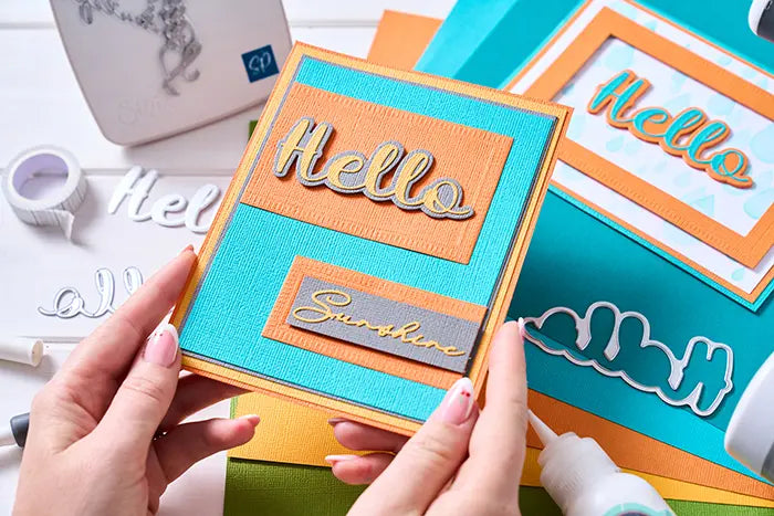 View 4 of Hello Sentiment Take Two's Thinlits Dies - Stacey Park - Sizzix