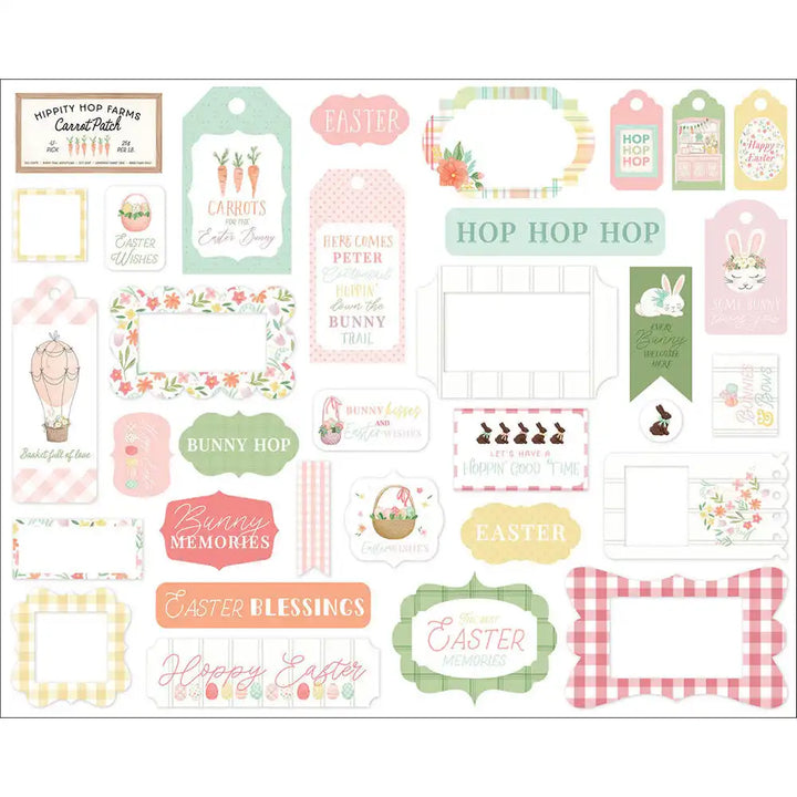 View 2 of Here Comes Easter Frames & Tags - Carta Bella