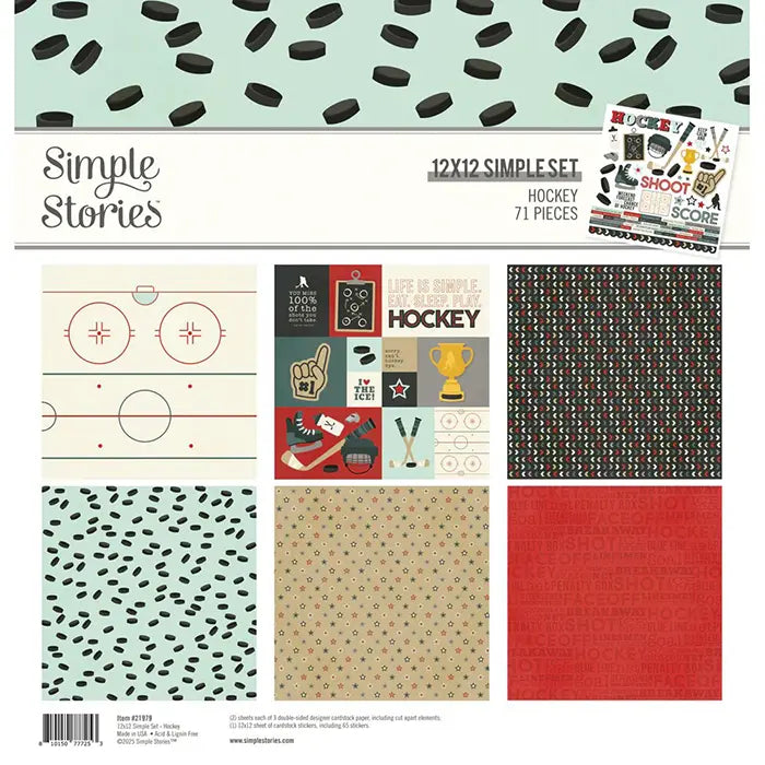 Hockey 12" x 12" Collection Kit - Simple Stories