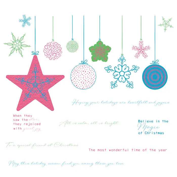 Holiday Bits and Bobs Clear Stamp Set A5 with Framelits - Stacey Park - Sizzix