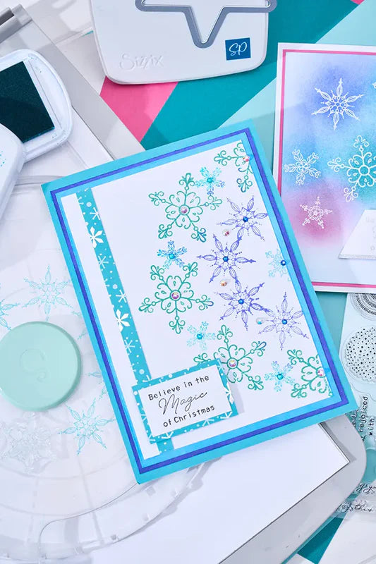 Holiday Bits and Bobs Clear Stamp Set A5 with Framelits - Stacey Park - Sizzix