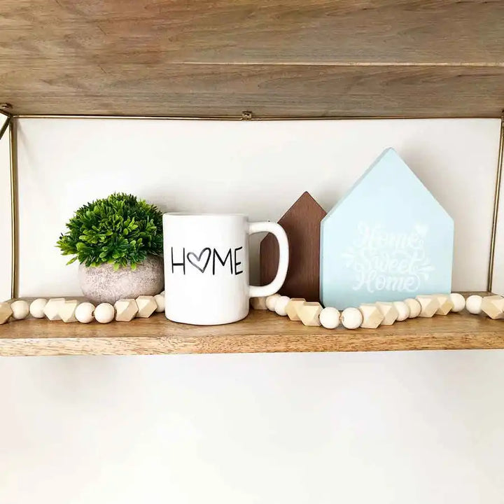 Home Sweet Home Wood Houses (Set of 2) - Tabletop Decor - Foundations Decor